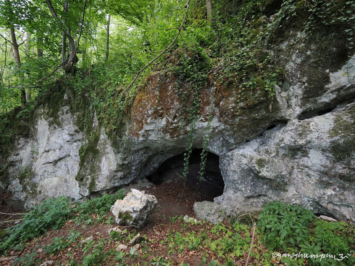 Žitného jeskyně ve Křtinském údolí. Foto: Svámí Gyaneshwarpuri, samospoušť (2025).